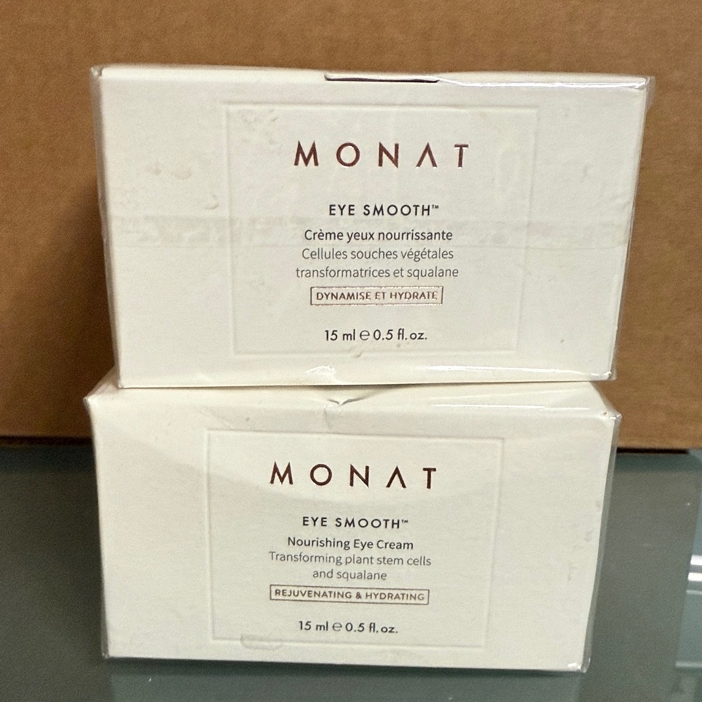 Monat Eye Smooth Cream and  Rewind full sizes